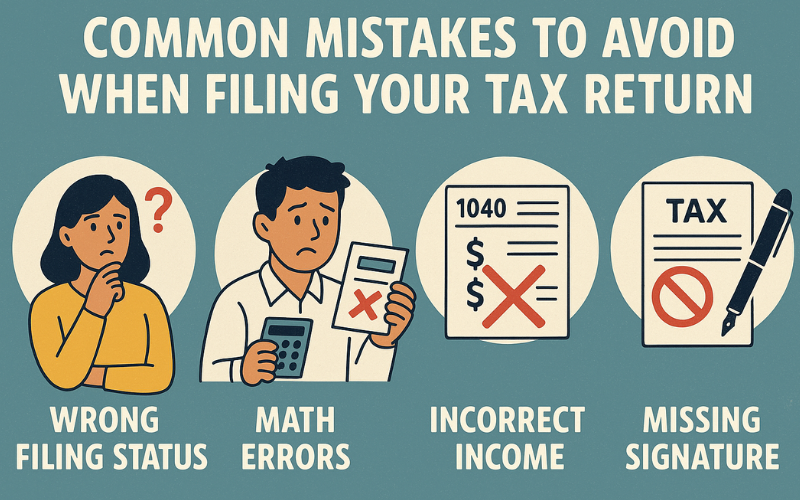 Read more about the article Common Mistakes to Avoid When Filing Your Tax Return in the US