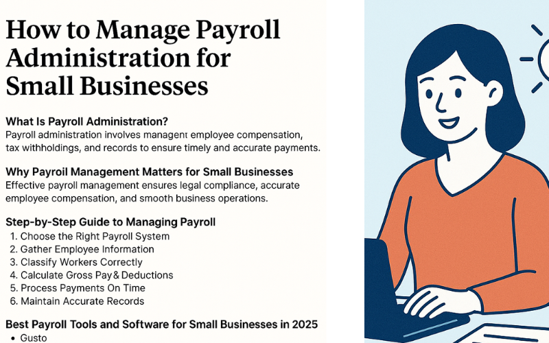 Read more about the article How to Manage Payroll Administration for Small Businesses
